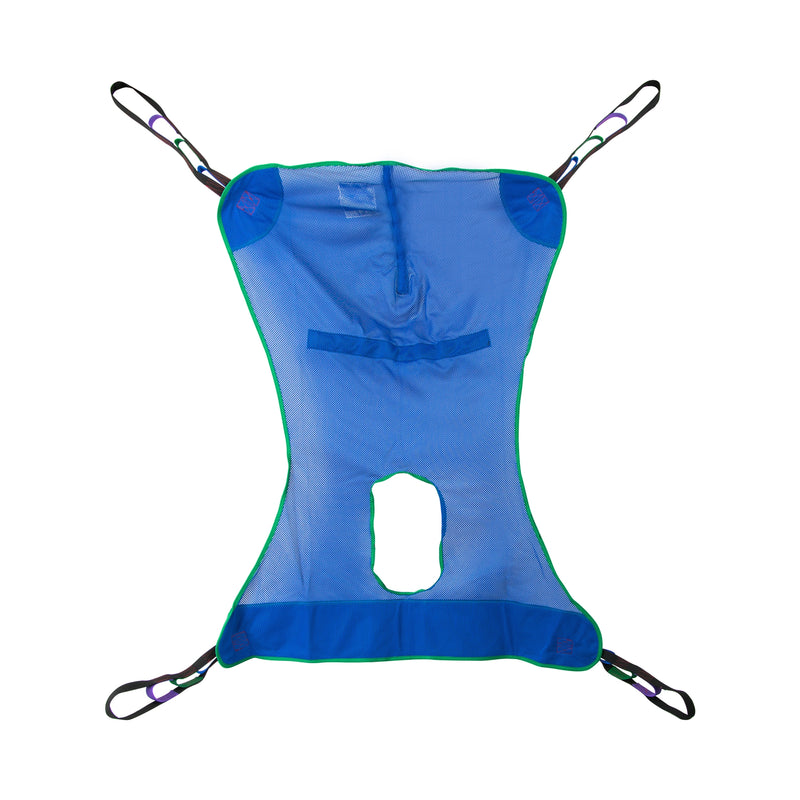 McKesson Mesh Full Body Patient Lift Sling with Commode Opening