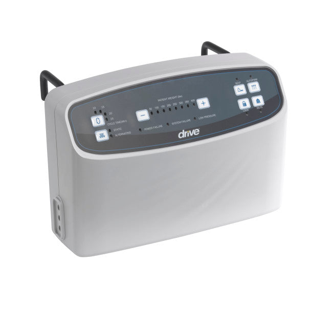 Electronic device with a control panel on a white background