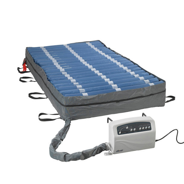 Mattress topper with controller on a white background