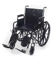 Black manual wheelchair on a white background