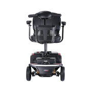 Black mobility scooter on a white background