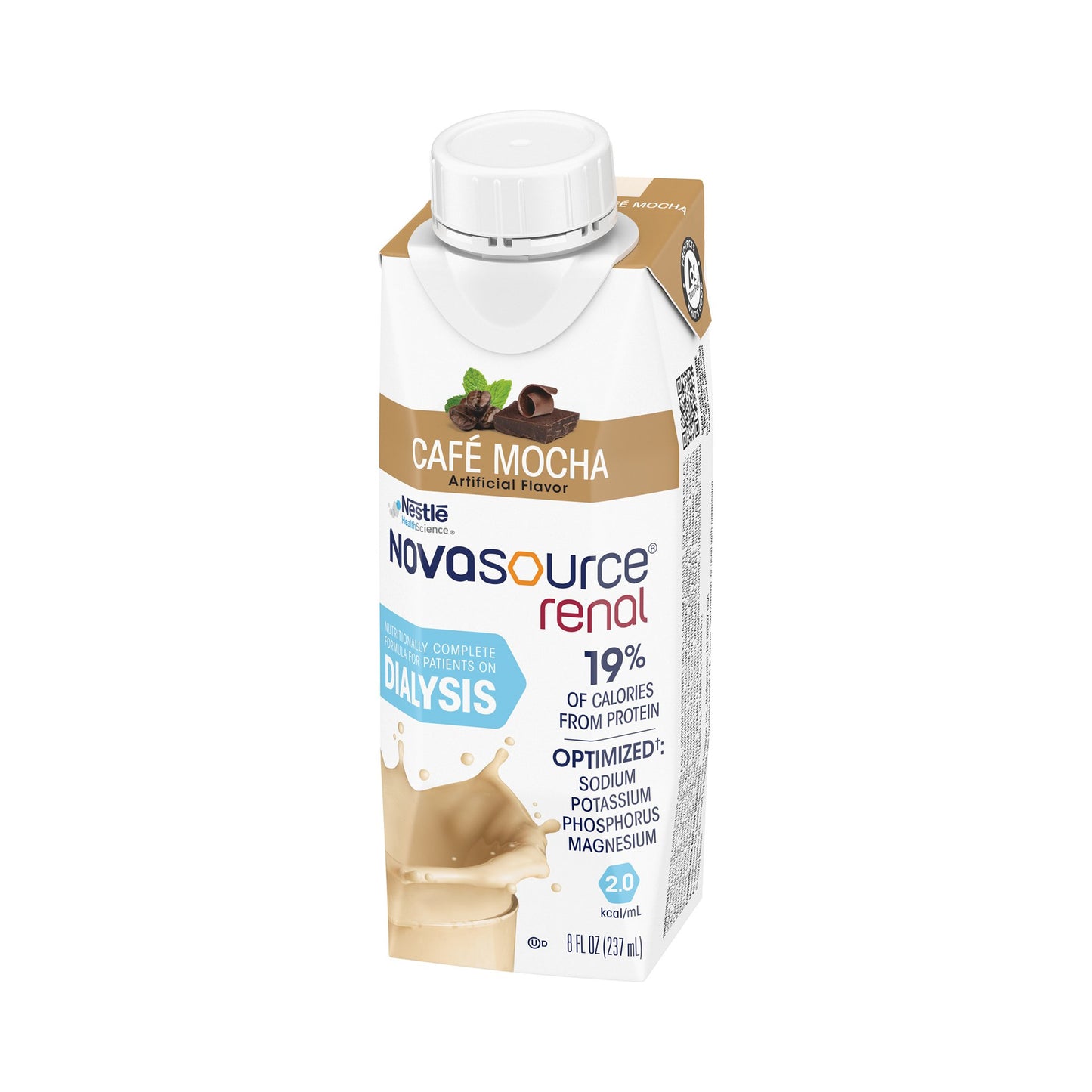 Oral Supplement Novasource® Renal Café Mocha Flavor Liquid 8 oz. Carton