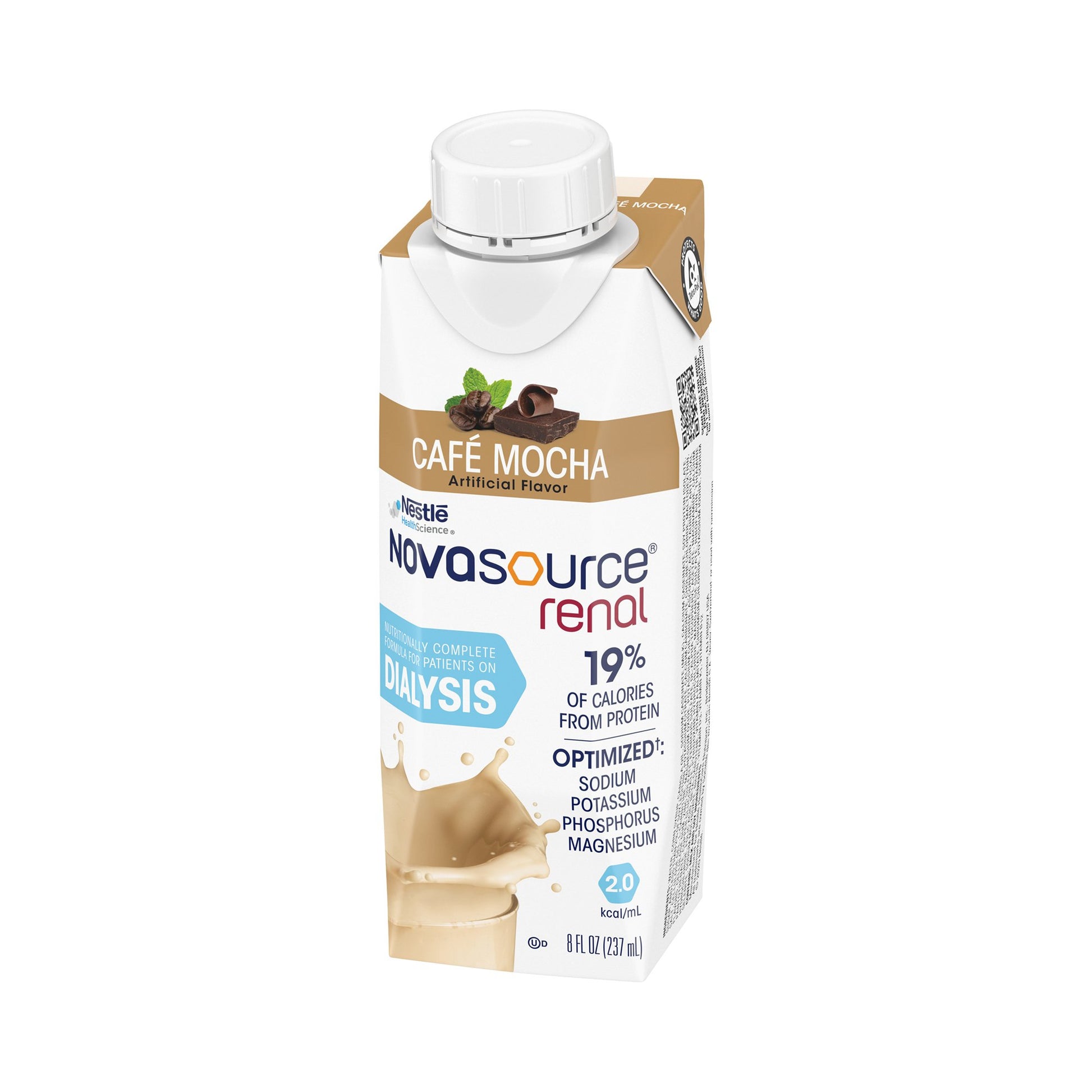 Oral Supplement Novasource® Renal Café Mocha Flavor Liquid 8 oz. Carton