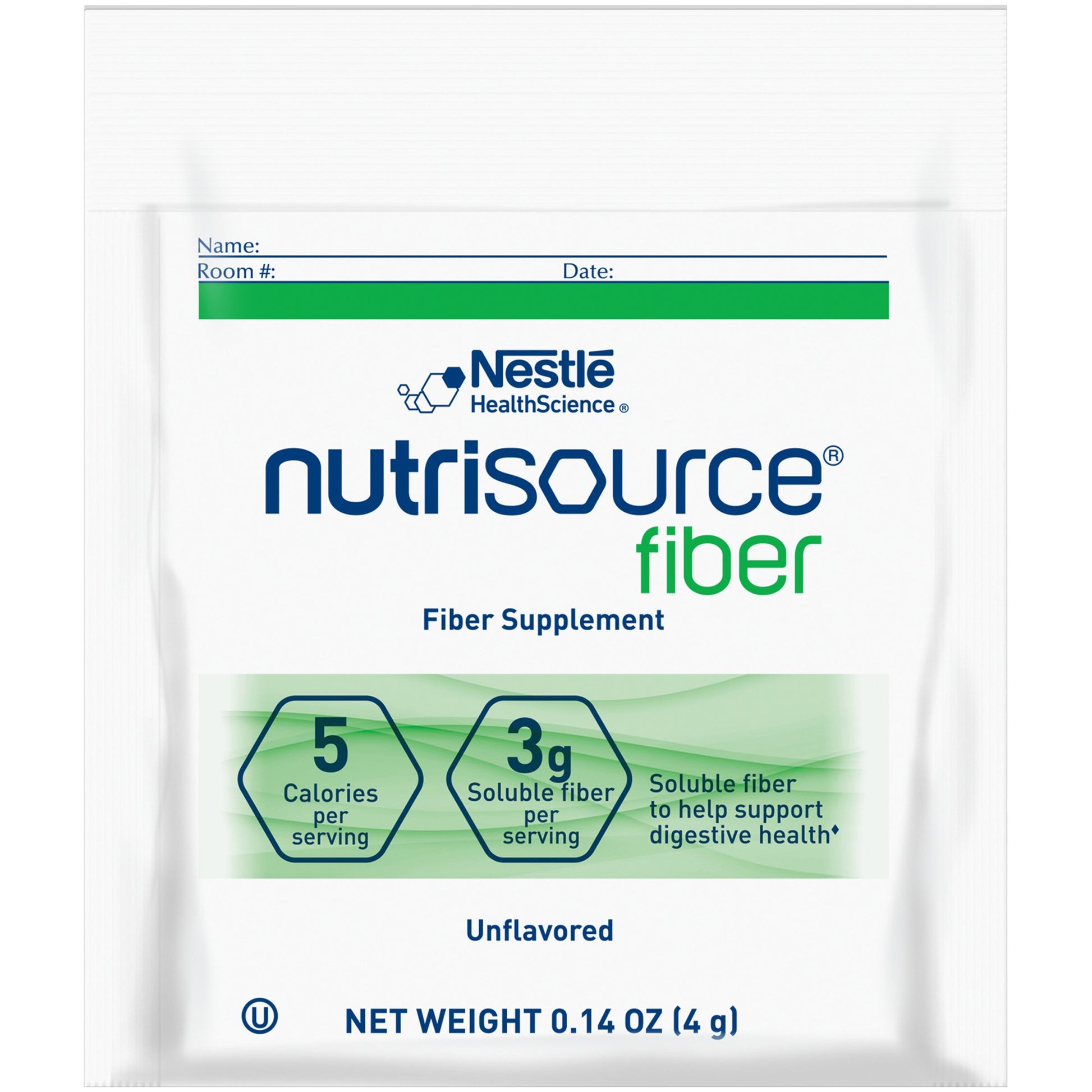 Nestle Nutrisource Fiber supplement package on a white background