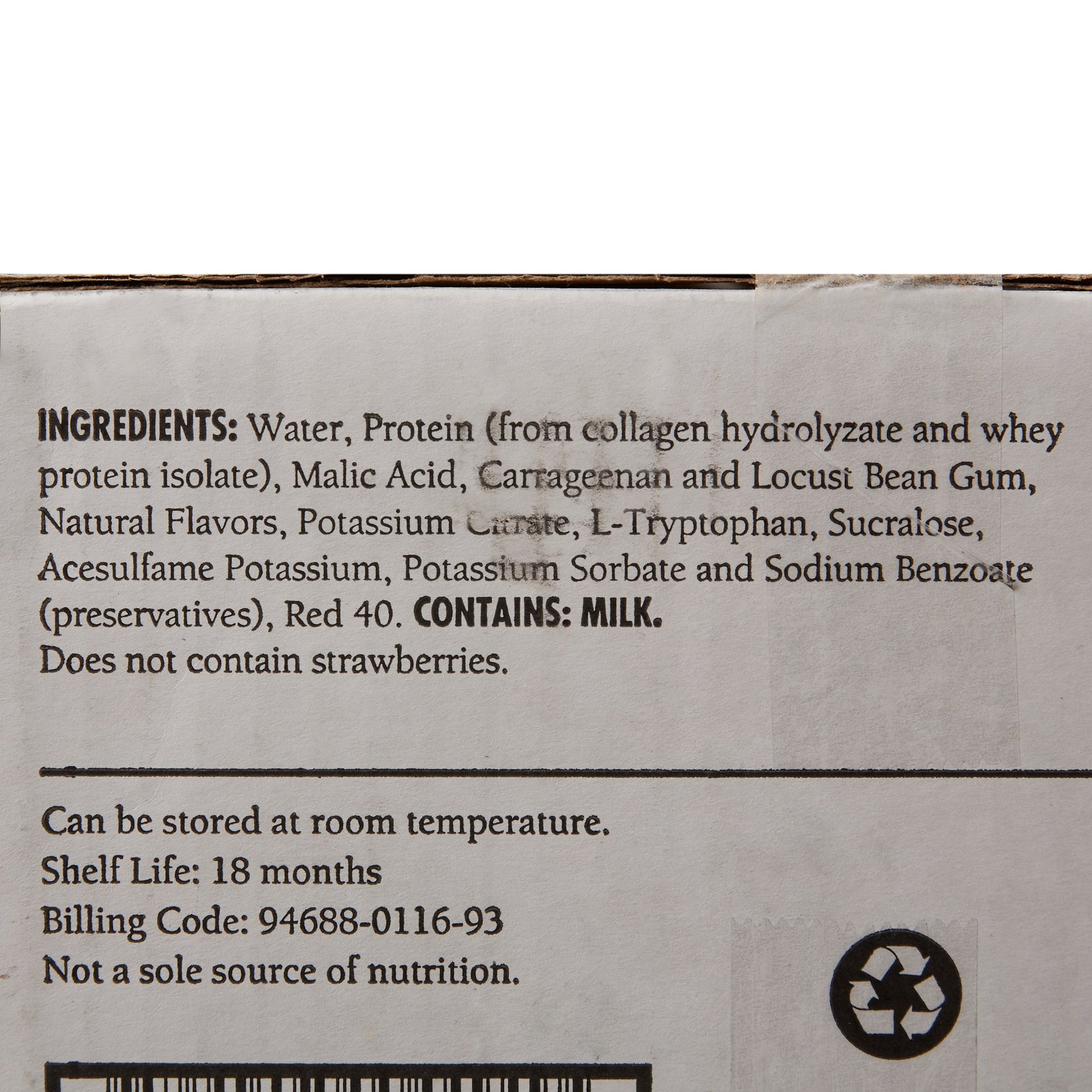 Oral Supplement Gelatein® Fruit Punch Flavor Gel 4 oz. Cup