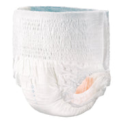 White diaper on a white background