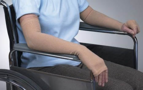 Person in a wheelchair with a neutral background