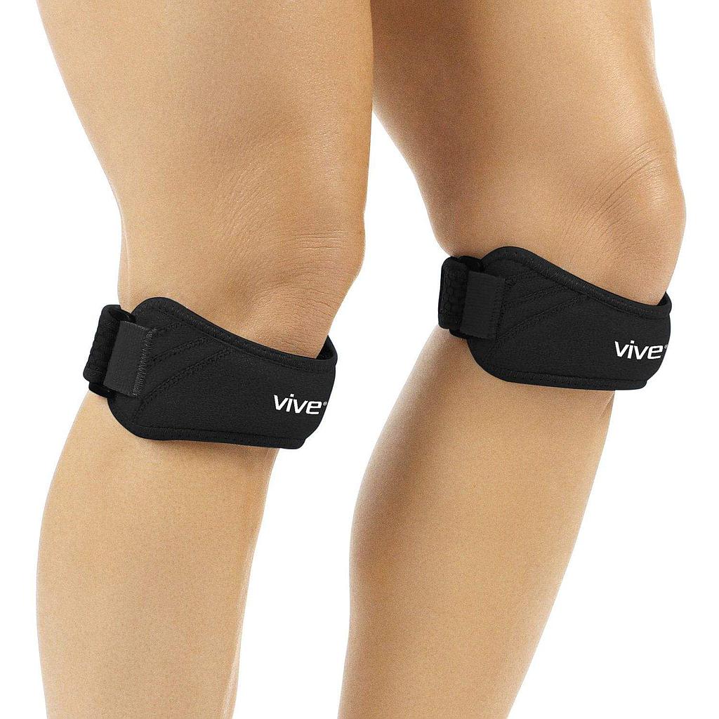 Patella Knee Straps - Adjustable Compression Support for Knee (Pair)