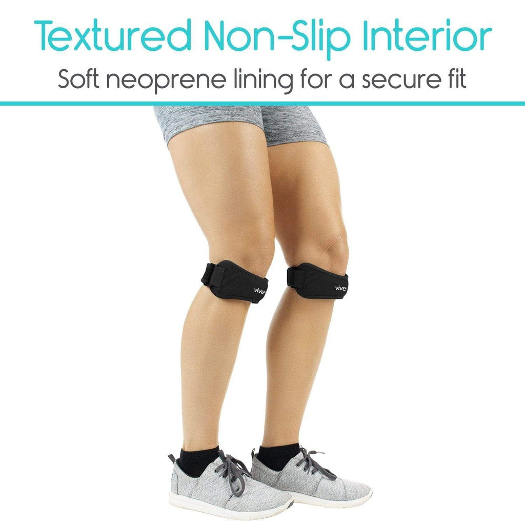 Patella Knee Straps - Adjustable Compression Support for Knee (Pair)