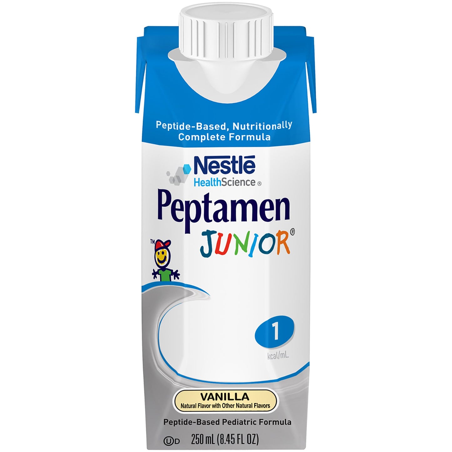 Nestle Peptamen Junior formula packaging on a white background