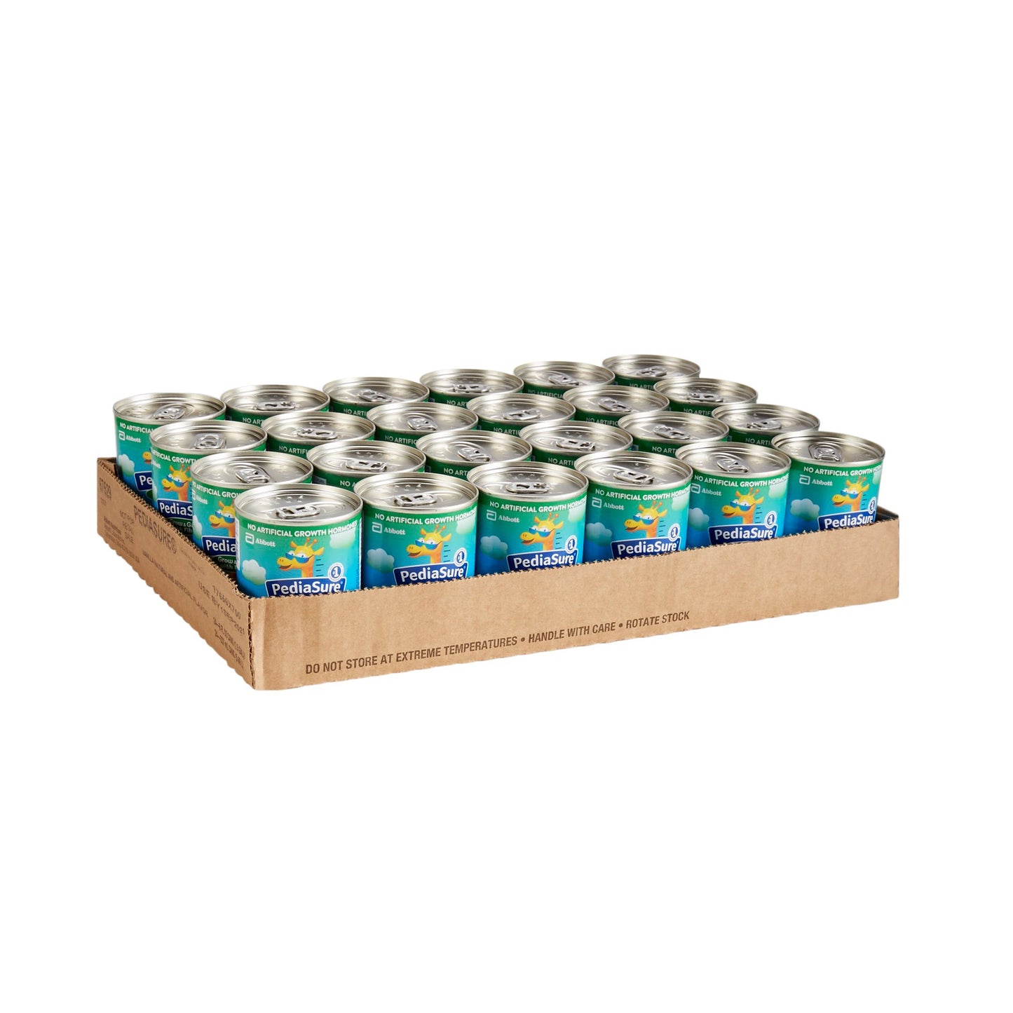 Carton of Pedigree cans on a white background