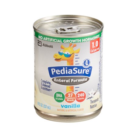 PediaSure enteral formula can on a white background