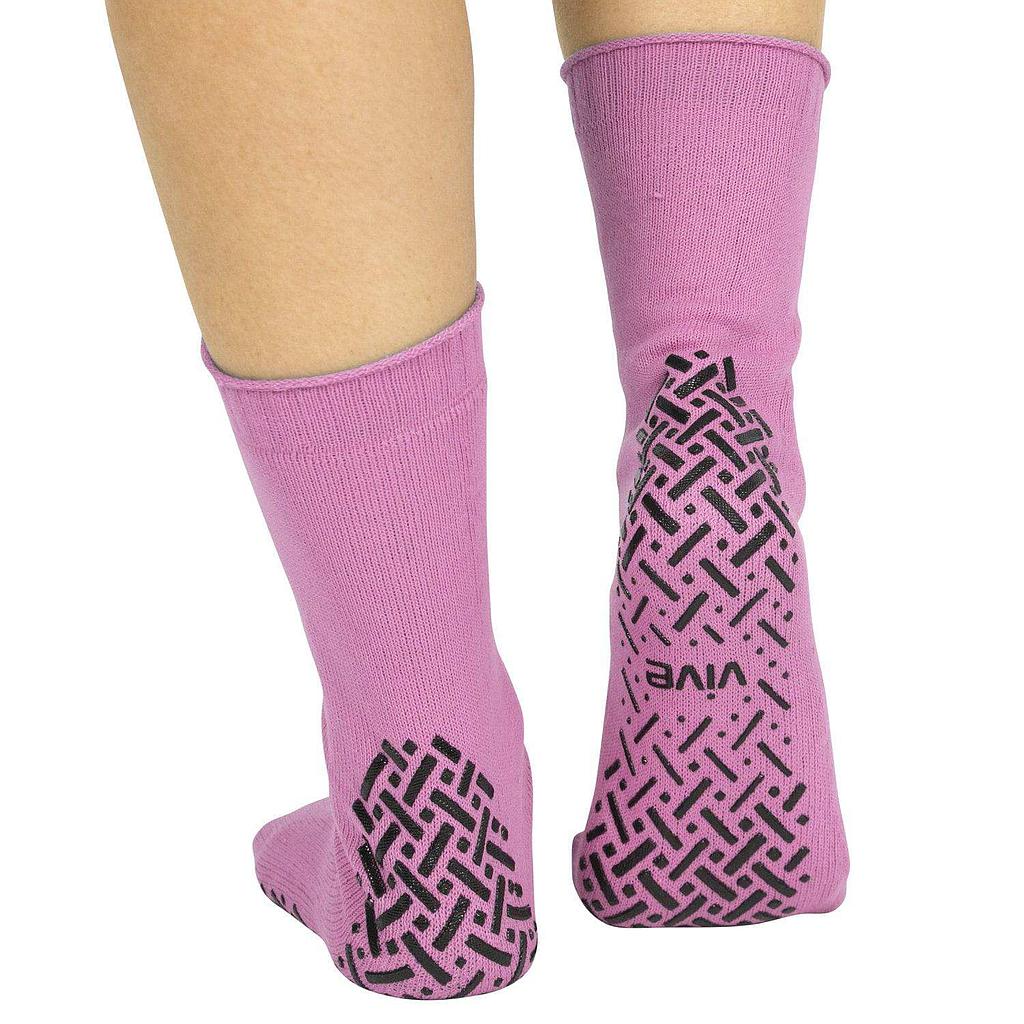 Non Slip Socks - Hospital Grade Grip Socks with Tread Dots (6-Pack)