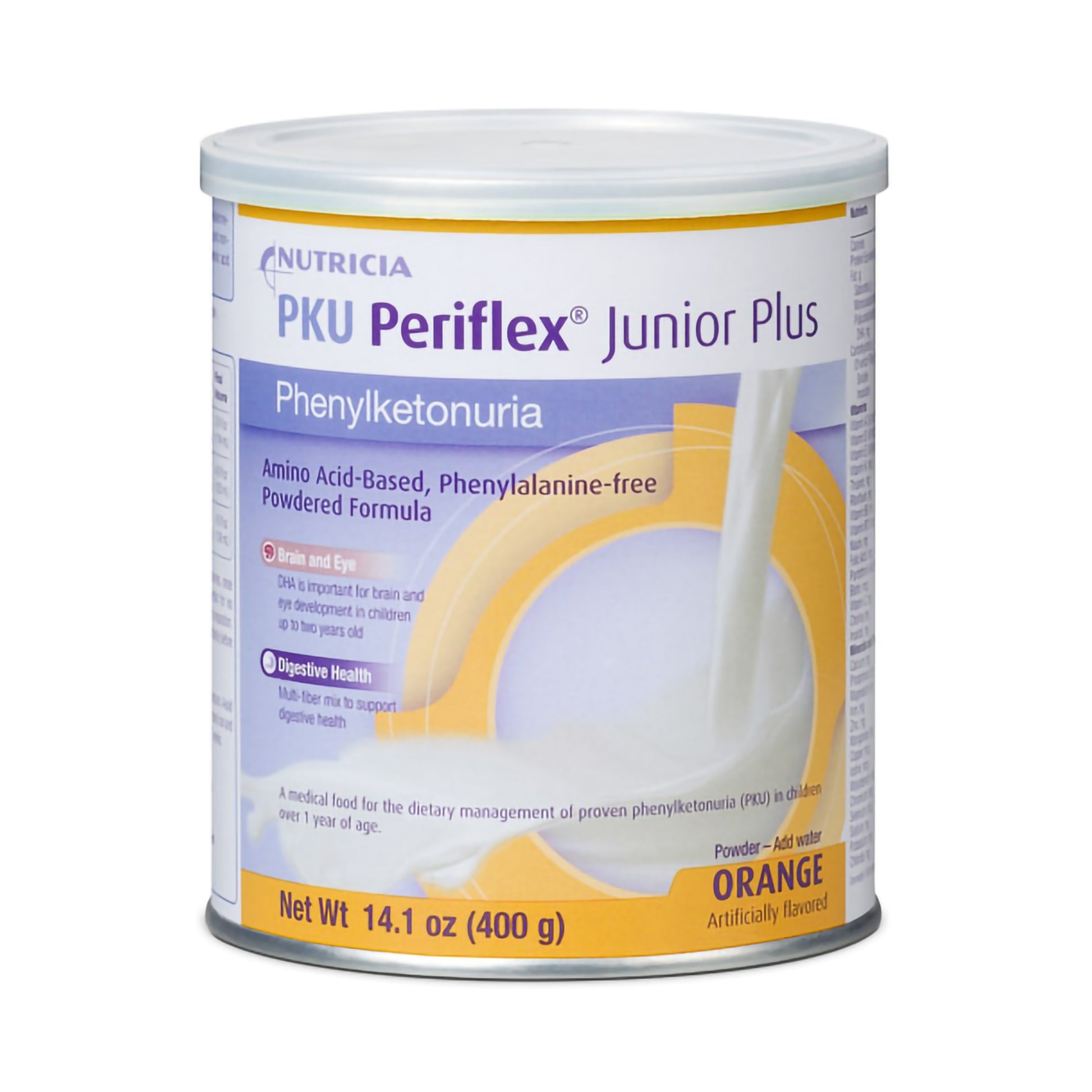 Pediatric Oral Supplement PKU Periflex® Junior Plus Orange Flavor 14.1 oz.
