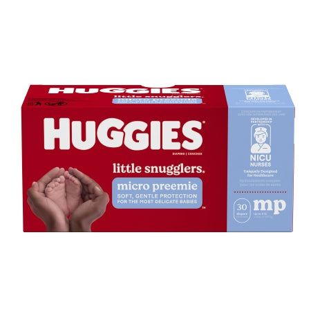 Huggies micro preemie baby wipes packaging on a white background