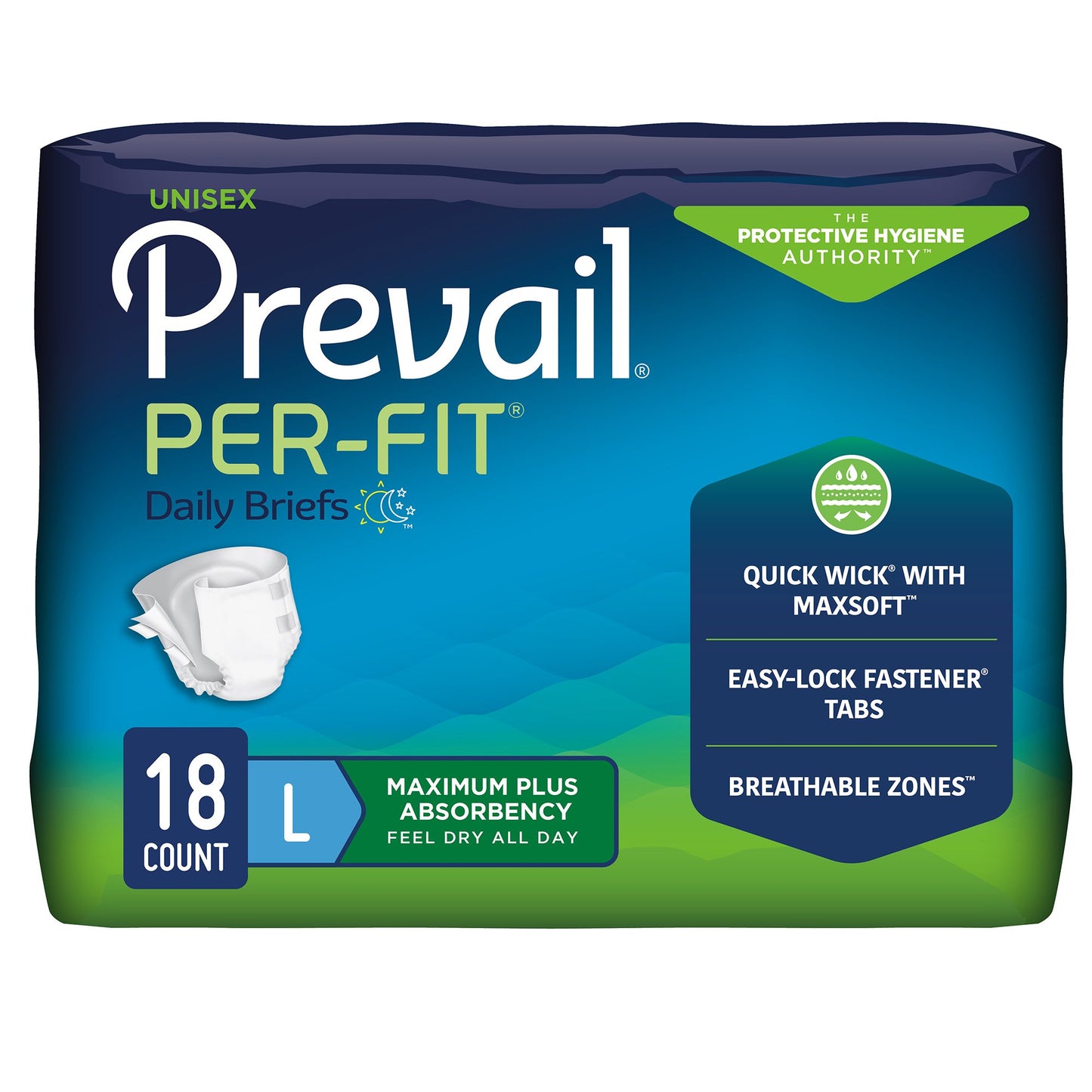 prevail per-fit pack of 18