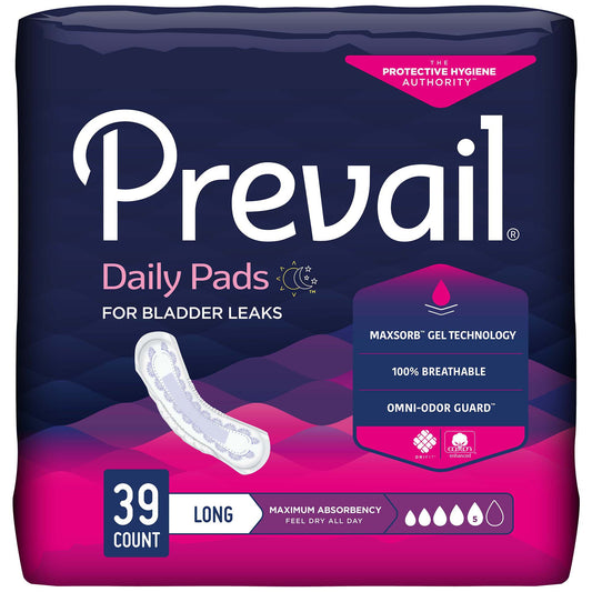 prevail daily pads package