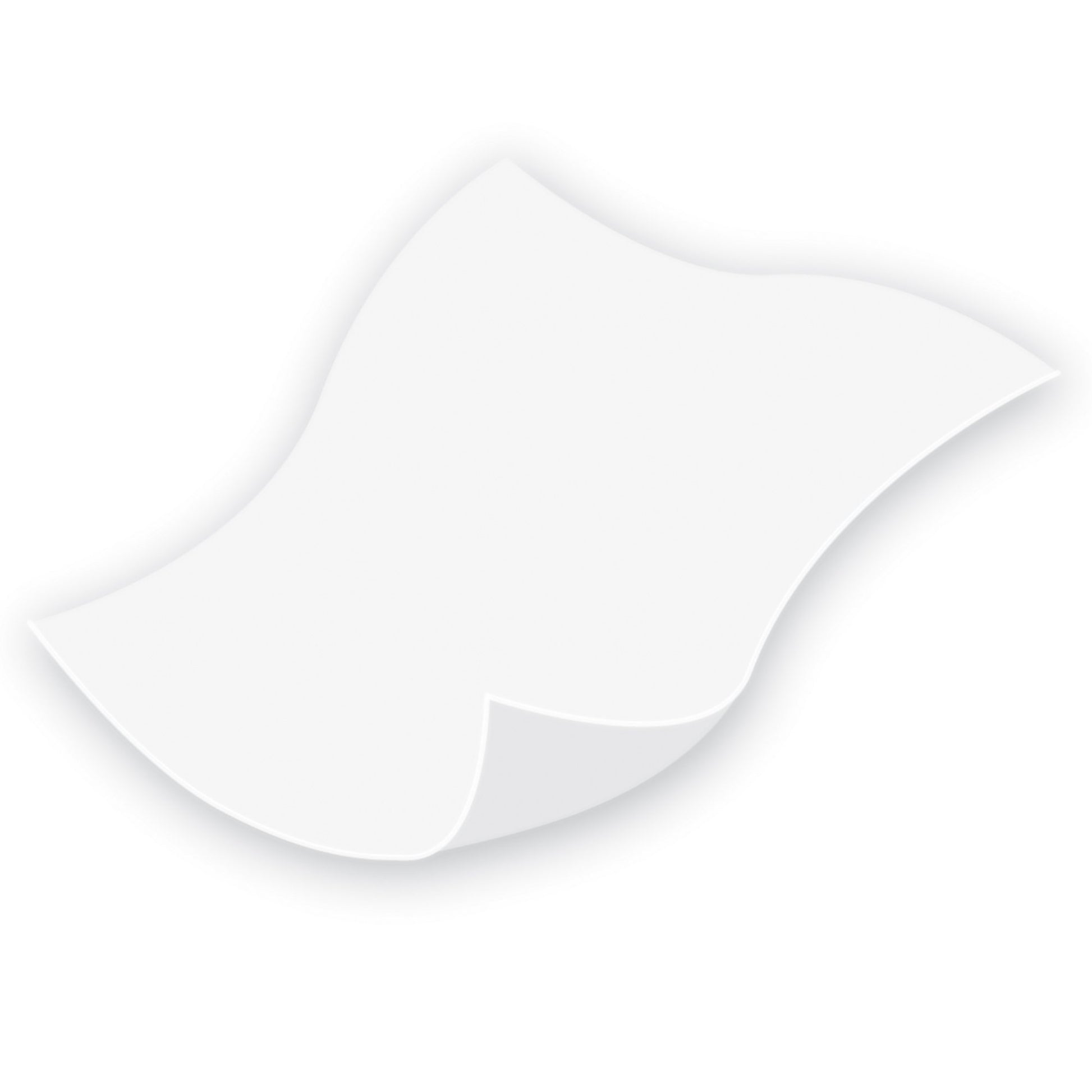 White envelope on a white background