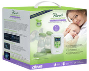 Box of Pure Expressions Dual Channel Plus Electric Breast Pump with a woman and baby on the packaging.