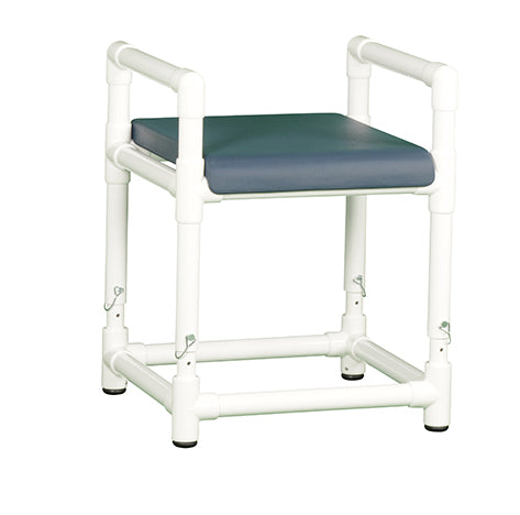 SHOWER BENCH W/SOLID DELUXE SOFT SEAT