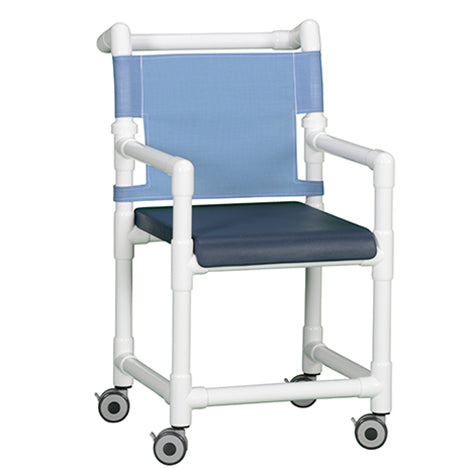 DELUXE SHOWER CHAIR W/SOLID SOFT SEAT