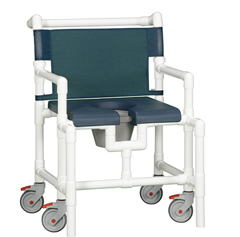 OVERSIZE DELUXE SHOWER CHAIR COMMODE