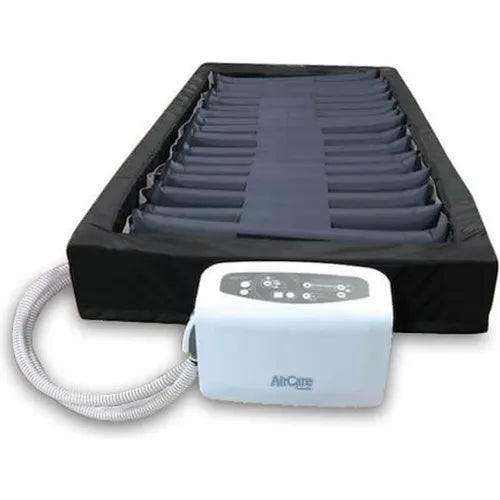 Air mattress with control panel on a white background
