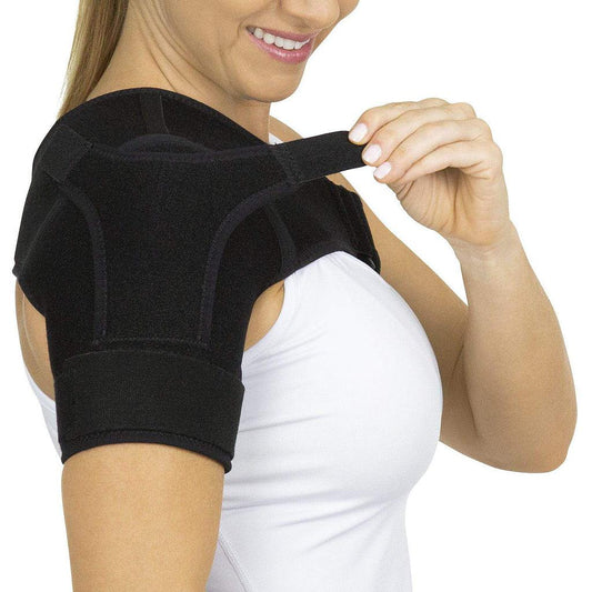 Shoulder Support Brace with Compression Pad - Adjustable for Rotator Cuff