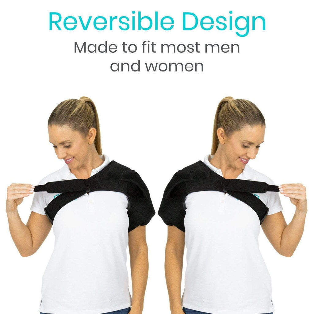 Shoulder Support Brace with Compression Pad - Adjustable for Rotator Cuff