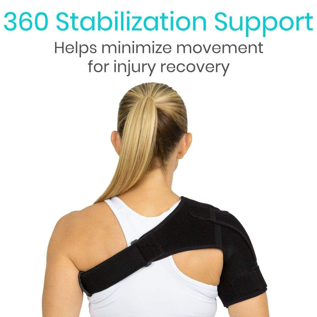 Shoulder Support Brace with Compression Pad - Adjustable for Rotator Cuff
