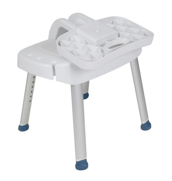 shower chair back folds down