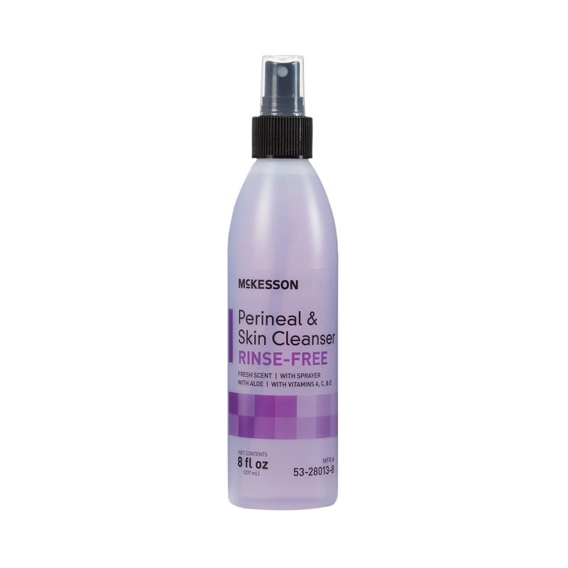 Meikesson perineal and skin cleanser spray bottle on a white background