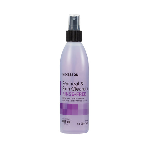 Meikesson perineal and skin cleanser spray bottle on a white background