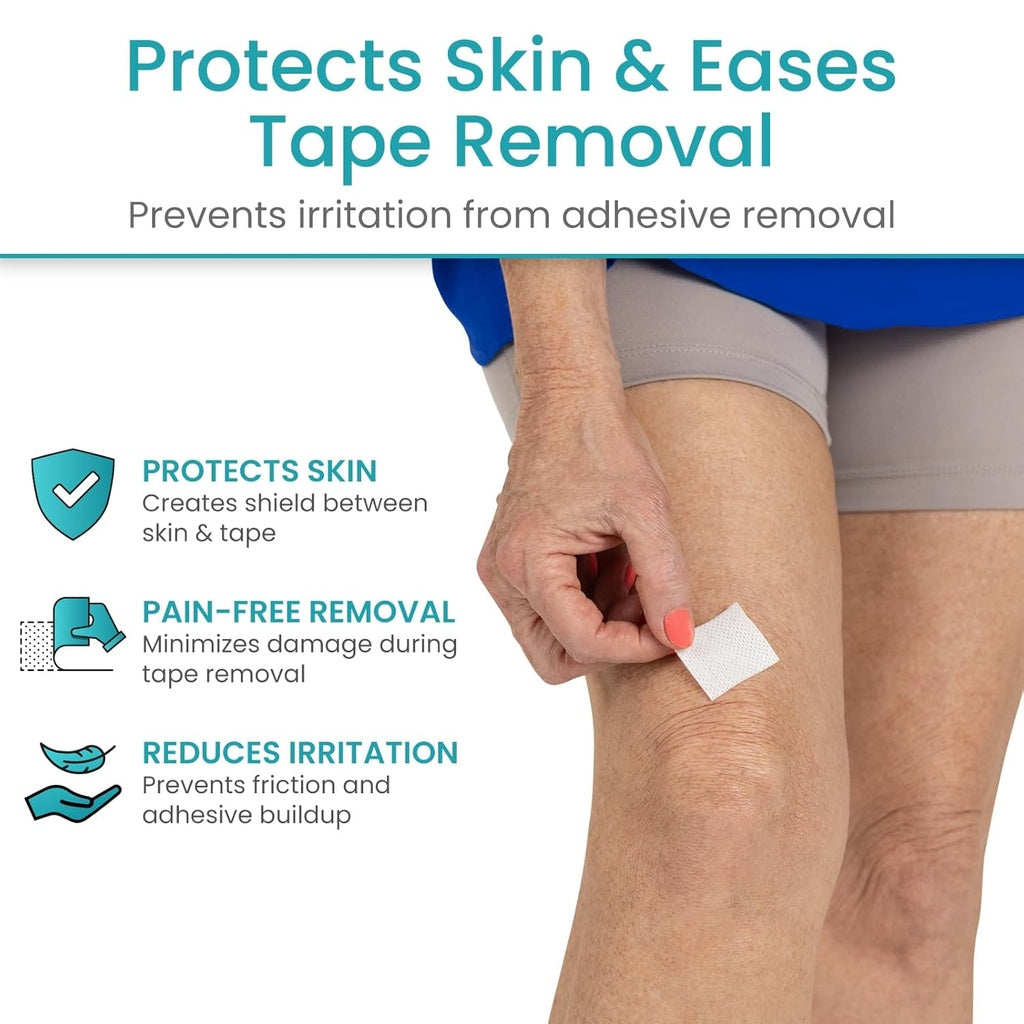 Vive Care Skin Protectant Wipes makes tape removal so easy
