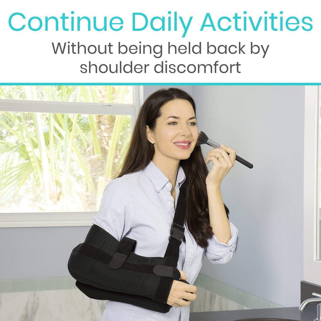 Shoulder Abduction Sling with 15° Pillow - Adjustable Arm Immobilizer