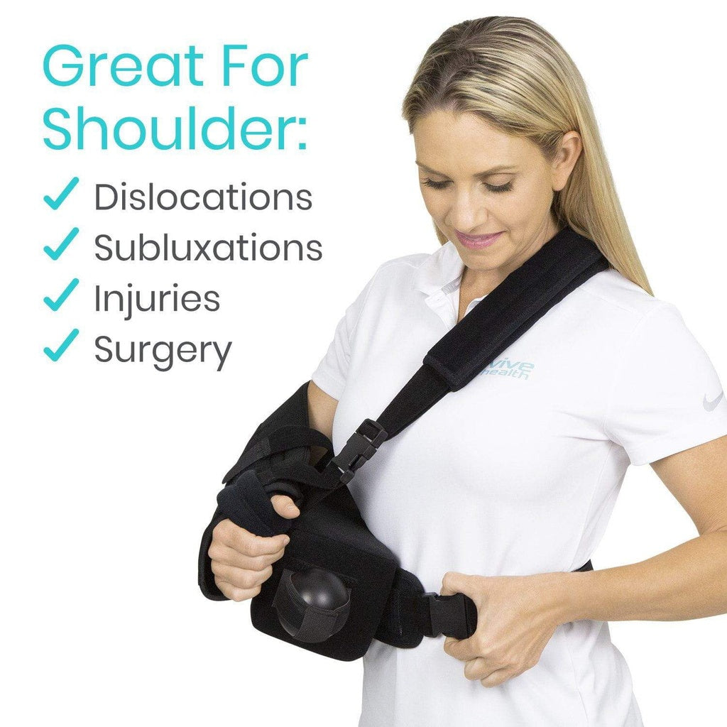 Shoulder Abduction Sling with 15° Pillow - Adjustable Arm Immobilizer