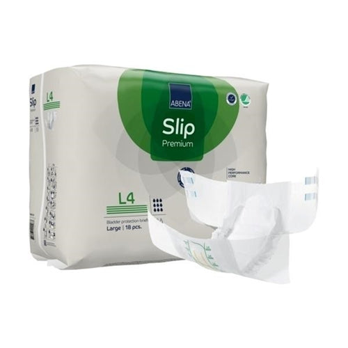 Packaging of Arena Slip Premium bladder protection pads with a single pad displayed on a white background.