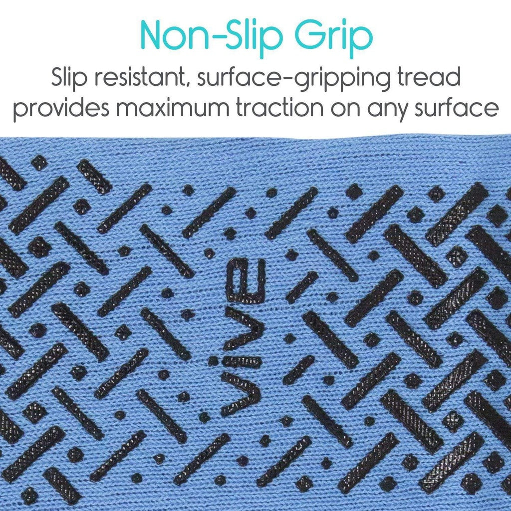 Textured blue surface with black pattern and 'WAVE' branding, highlighting non-slip grip feature.