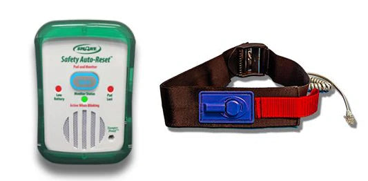 Smart Caregiver SSB90V-SYS – Safety Auto-Reset Monitor with 20"–44" Antimicrobial Quick Release Hook & Loop Seat Belt