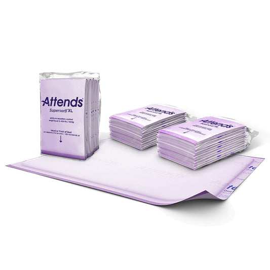 Attends SuperSoft XL products on a white background