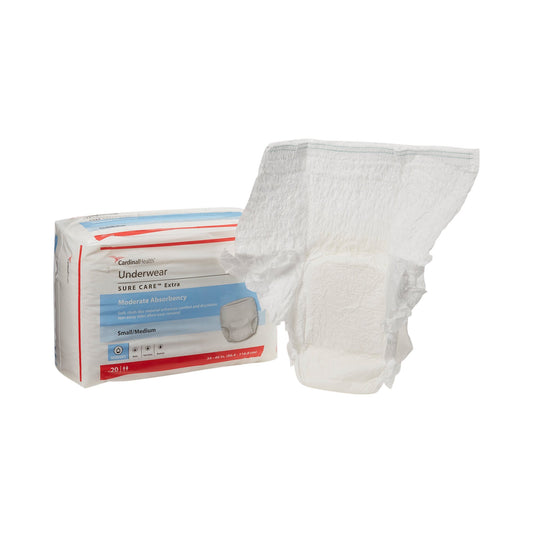 Cardinal Health Underwear with packaging on a white background
