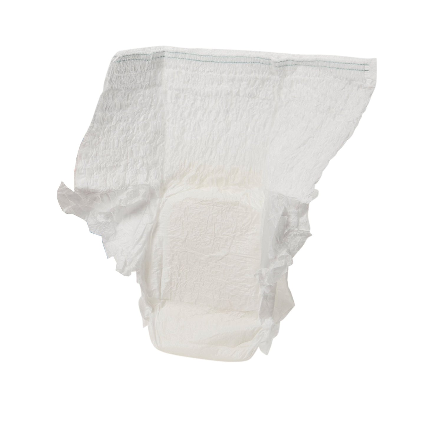 White diaper on a white background