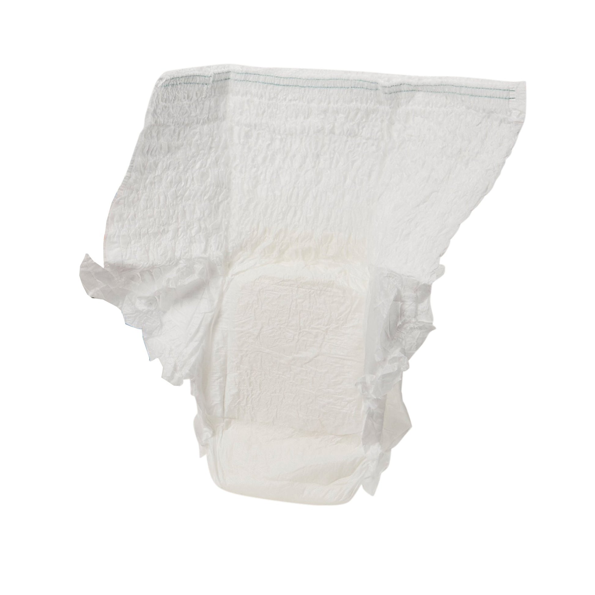 White diaper on a white background