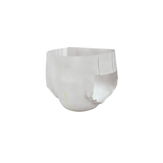 White diaper on a white background