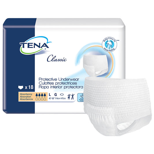 TENA® Classic Protective Underwear Large (45"–58" Waist/Hip)