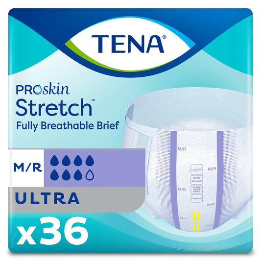 TENA ProSkin Stretch Ultra Briefs Medium - Heavy Absorbency Lavender