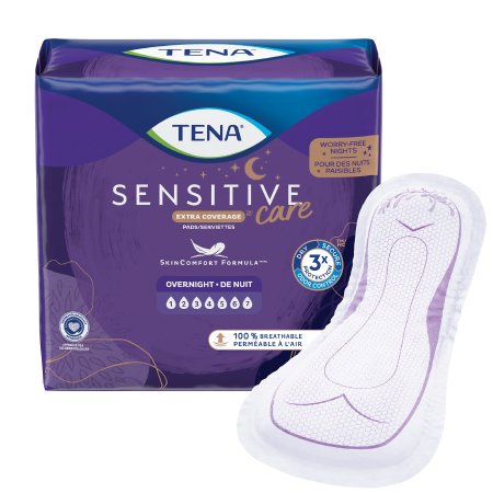 tena sensitive care pads