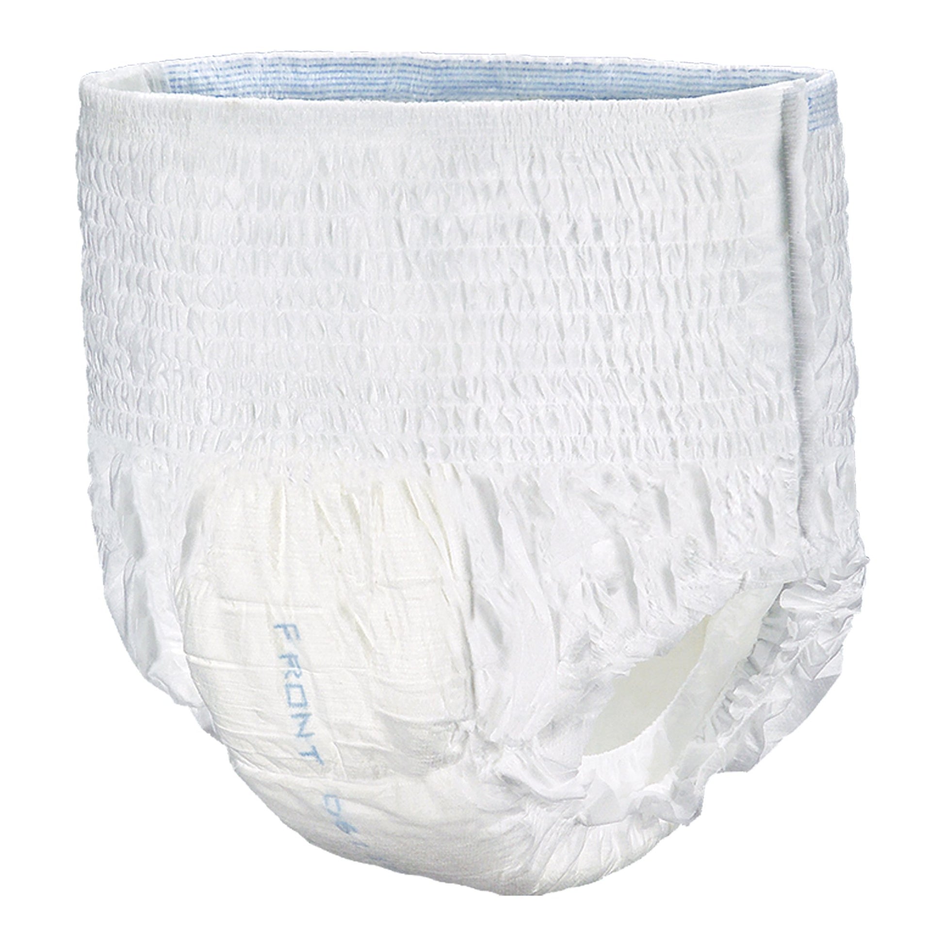 White diaper on a white background