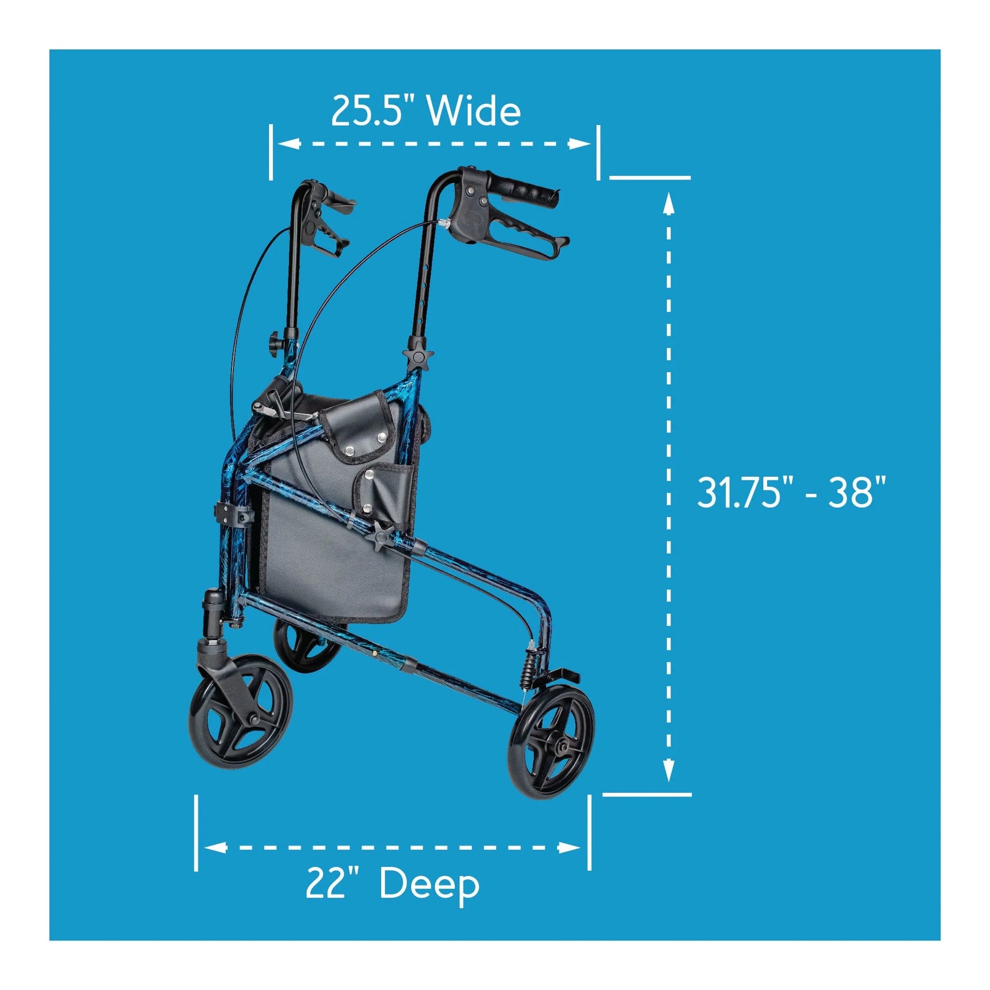 Trio 3-Wheel Rolling Walker A33300