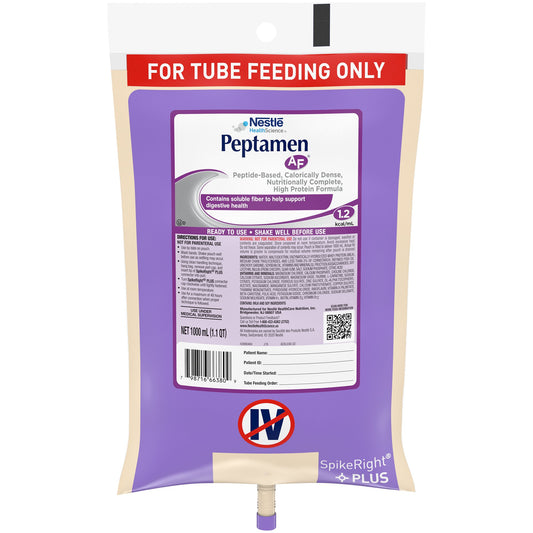 Nestle Peptamen AF tube feeding product packaging on a white background